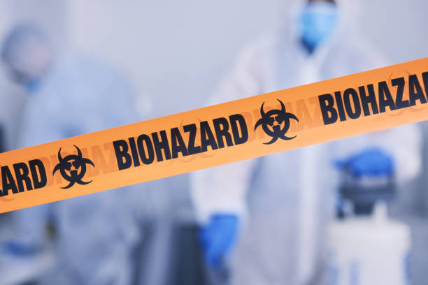 Professional Biohazard Cleanup technician working in Monroe, IA